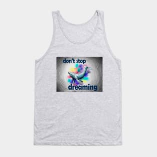 Rainbow whale Tank Top